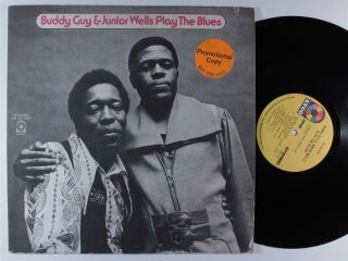 Buddy Guy & Junior Wells Play The Blues Atco Lp Vg,  /vg,  Promo