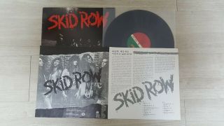 Skid Row - Skid Row 1989 Korea Lp 4 Pages Insert
