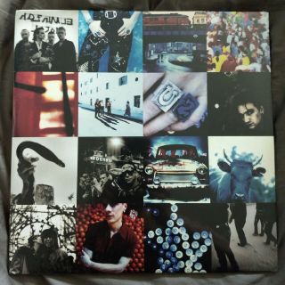 U2 Achtung Baby 2 Lp 180 Gm Vinyl Reissue,  Download Code