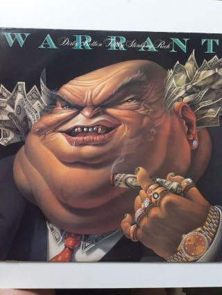 Warrant Dirty Rotten Filthy Stinking Rich Vinyl Lp 1988