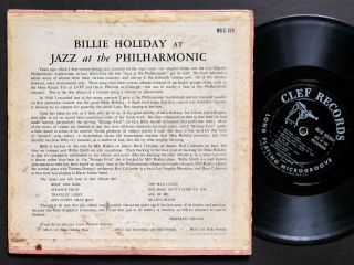 BILLIE HOLIDAY At Jazz At The Philharmonic 10 