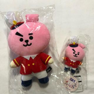 Bt21 1st Anniversary Big Plush Doll Key Fob Cooky 2 Set Japan Bts Fc Official