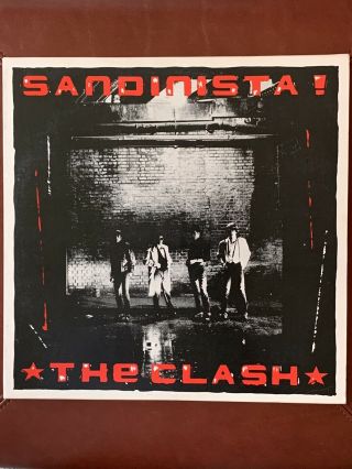 The Clash - Sandinista 1980 Us Pressing Triple Vinyl/lp With Booklet