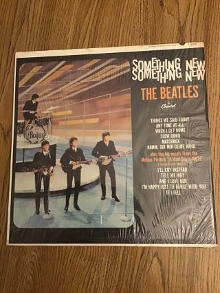 The Beatles ‘something New’ 1964 Usa Mono Lp In Shrink Ex Play