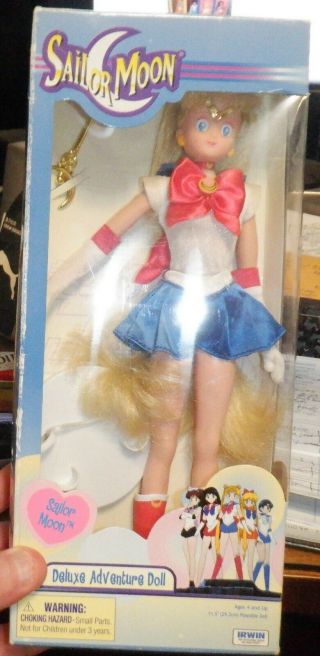 Sailor Moon Doll Nrfb 11.  5 " 2000 Rare