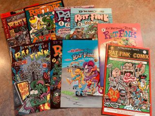 Rat Fink Comics Comix Set.  Ed Big Daddy Roth.