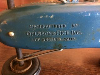 Vintage Gas Powered Ohlsson & Rice Tether Car with engine 76 NR 5