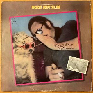 Root Boy Slim " Dog Secrets " Congressional 1984 Lp Signed By Artist