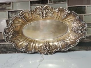 Vintage Reed & Barton Francis I X568 Sterling Silver Serving Tray 11.  75 " X 7.  5 "