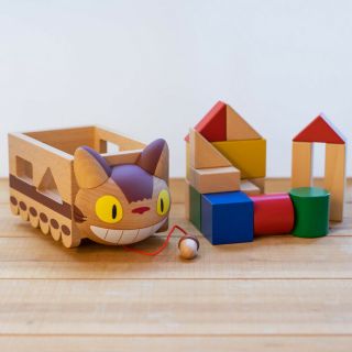 Studio Ghibli Totoro Cat Bus Building Blocks For Children Limited Japan 103