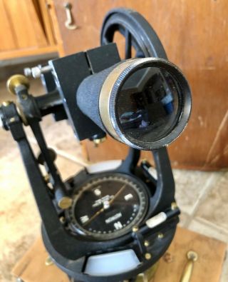 C.  L.  Berger & Sons Astron Transit Vintage Surveying Instrument w/ Case & Manuals 4