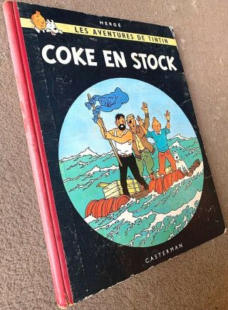 Coke En Stock Casterman 1958 1st Edition Originale Hb Rare Tintin Book Herge Eo