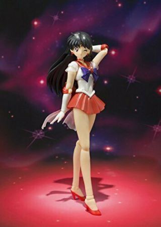 S.  H.  Figuarts Sailor Mars Painted Action Figure Bandai Japan Sailor Moon