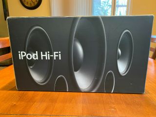 Vintage Apple Ipod Hi - Fi Speaker System A1121 And Everything - Look