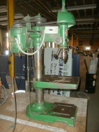 Walker Turner Vintage Drill Press with Slow - Speed Attachment 3