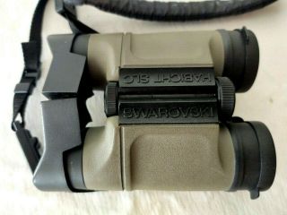 Vintage Swarovski Habicht Slc 8 X 30w Binoculars Cushion Strap