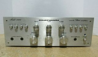Vintage Marantz Model 1060 Console Stereo Integrated Amplifier &