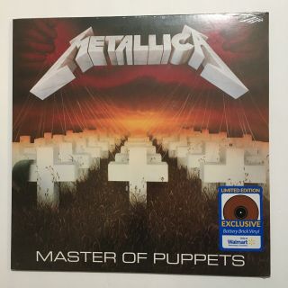 Metallica - Master Of Puppets Colored Vinyl Lp