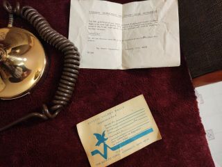 Vintage Rare Astatic D - 104 Golden Eagle amplified desk microphone cb radio mic 3