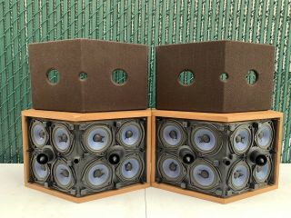 Vintage Bose 901 Series Vi Speakers,  Maple