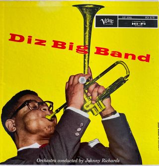 Rare Jazz Lp Dizzy Gillespie Diz Big Band Og Us Mono Verve Mg V - 8178 Dg Clef