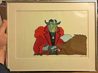 Heavy Metal - Barbarian Leader Production Animation Cel Painting