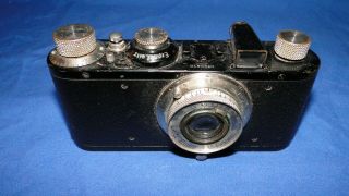 Vintage Leica 1 Camera,  Serial No.  60670 with Leather Case - For Restoration 2