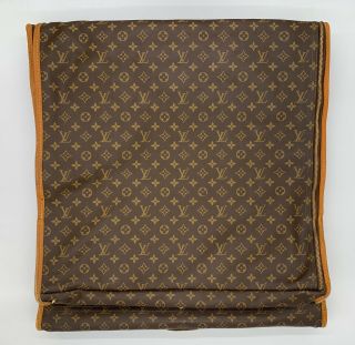 Louis Vuitton Vintage Folding Garment Bag Monogram Canvas Soft Luggage 3