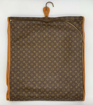 Louis Vuitton Vintage Folding Garment Bag Monogram Canvas Soft Luggage 4