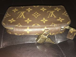Louis Vuitton Monogram Vintage Monte Carlo Jewelry Case With Lock And Key.