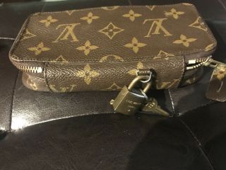 louis vuitton Monogram Vintage Monte Carlo Jewelry Case With Lock And Key. 2