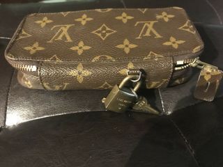 louis vuitton Monogram Vintage Monte Carlo Jewelry Case With Lock And Key. 3