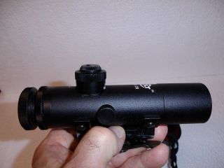Vintage Colt 4x20 Scope,  Mount And Cover Made In Japan