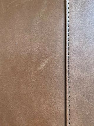 Vintage Hartmann Leather Folio Zippered Notepad Holder 4