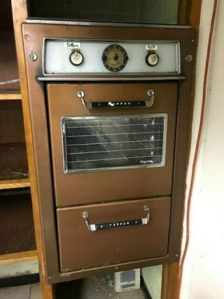 Vintage Tappan Electric Visualite Double Wall Oven Very Retro