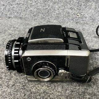 Vintage Zenza Bronica S2A W/ Nikkor 75mm f2.  8 Lens 2 1/4 X 2 1/4 SLR Camera EUC 4