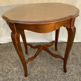 Vintage Ethan Allen Country French Round End Table 26 - 8204 Finish 216 Item B