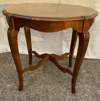 Vintage Ethan Allen Country French Round End Table 26 - 8204 Finish 216 Item B 2