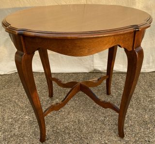 Vintage Ethan Allen Country French Round End Table 26 - 8204 Finish 216 Item B 4