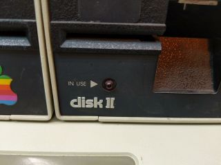 Vintage Apple II Plus computer with 2 Floppy disk drives: 3