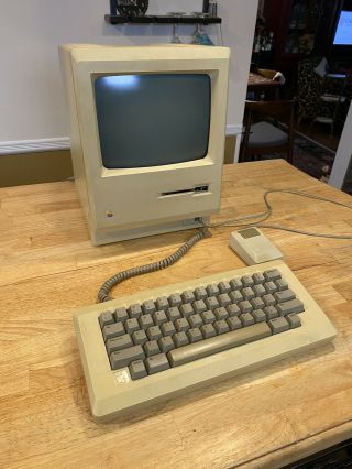 Vintage Apple Macintosh 512 M0001 W Keyboard Mouse Bag