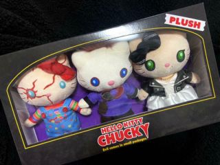 Chucky X Kitty Tiffany Glen Plush Doll Set Sanrio Limited To Usj Japan