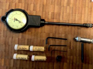 Vintage Sunnen Dial Bore Gage.  495 -.  750 With.  0001” Indicator.  3 Tips,  1 Extra 5