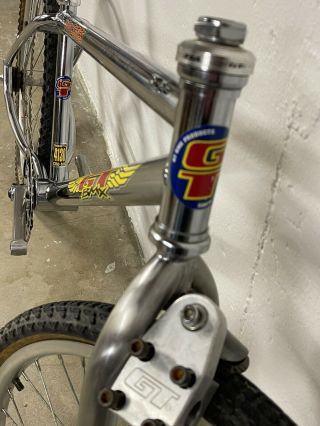 GT PRO SERIES 24” CRUISER OLDSCHOOL BMX CHROME Power Mid Old Vintage 4