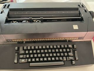 Vintage IBM Selectric II [2] Black Correcting Electric Typewriter w/ Element 4