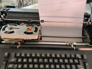 Vintage IBM Selectric II [2] Black Correcting Electric Typewriter w/ Element 5