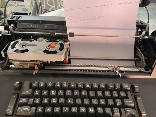 Vintage IBM Selectric II [2] Black Correcting Electric Typewriter w/ Element 6