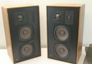 Pair Vintage Ads A/d/s L710 3 - Way Speakers Stand Mount Or Large Bookshelf