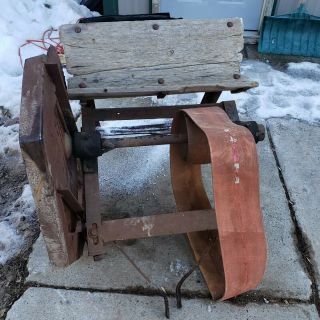 Vintage Ferguson tractor 3 Point Saw Rig With Table an belt oem ferguson equip 3