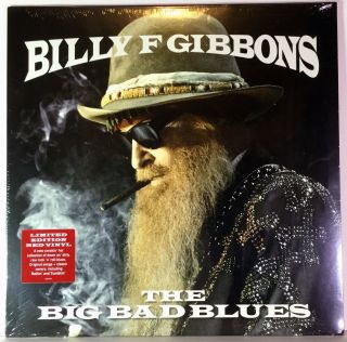 Billy Gibbons - Zz Top - The Big Bad Blues - Red Limited Vinyl Lp -